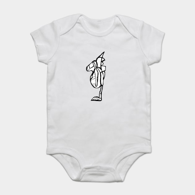 Walking Blindfolded Baby Bodysuit by IanWylie87